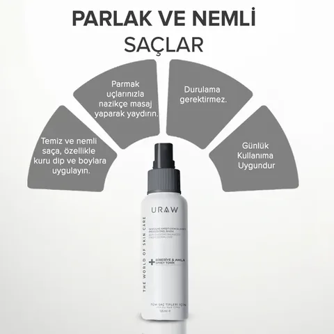 URAW Rosemary and Amla Extract Renewing Hair Tonic
