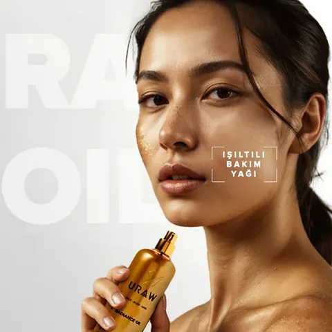 URAW Radiance Oil - Intensive Moisture, Shine and Radiance Providing Hair and Body Oil