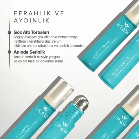 URAW Ice Serum – Freshness on Skin, Under-Eye Care and Tone Equalizing Effect