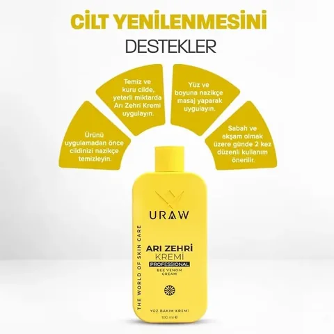 URAW Bee Venom Cream - Anti-Wrinkle and Moisturizing Care Cream