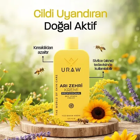 URAW Bee Venom Cream - Anti-Wrinkle and Moisturizing Care Cream