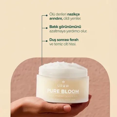 URAW Pure Bloom Magnolia – Purifying Body Scrub