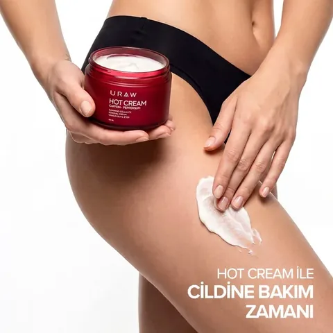 URAW Hot Cream – Firming Slimming and Anti-Cellulite Appearance Body Care Cream
