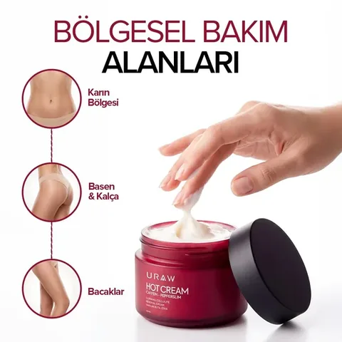 URAW Hot Cream – Firming Slimming and Anti-Cellulite Appearance Body Care Cream