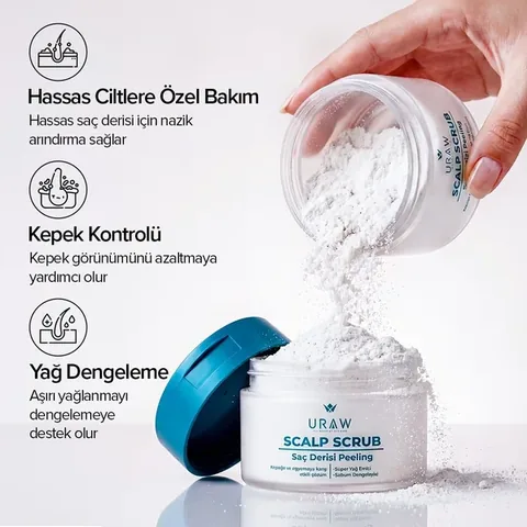 URAW Hair Scrub - Purifying and Balancing