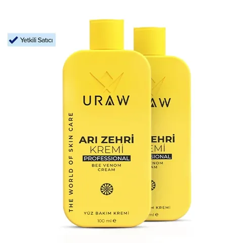 URAW Bee Venom Cream 2-pack Opportunity Set | Fine Line and Acne Anti-Aging Skin Care Cream
