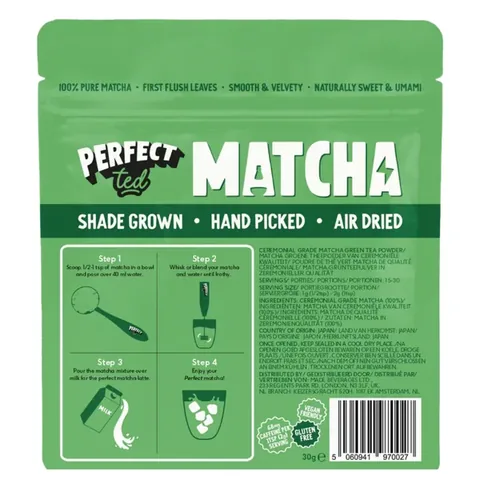 PERFECTTED Organic Ceremonial Grade Matcha 30g