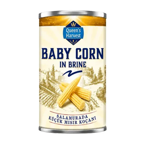 QUEEN’S HARVEST Baby Corn Cob (11+) 410g