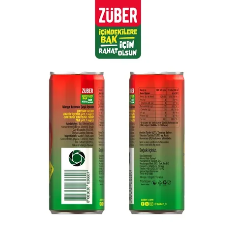 ZÜBER Ice Tea Mango Flavored 250ml