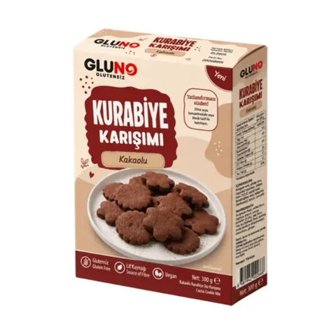 GLUNO Gluten-Free Cacao Cookie Mix 300g