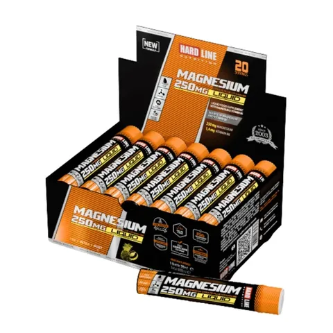 HARDLINE Magnesium Liquid 250mg Mixed Fruit 30ml x 20 pcs