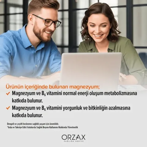ORZAX Ocean ExtraMag Magnezyum Malat + P5P 60 tablet