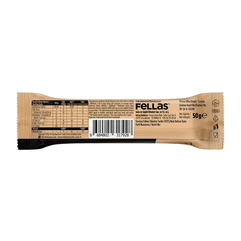 FELLAS Chocolate Coated HighPro Protein Bar Cookie Flavored 50g