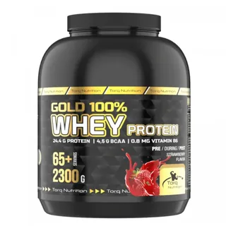 Torq Nutrition بروتين مصل اللبن جولد 100% فراولة 2300 جرام
