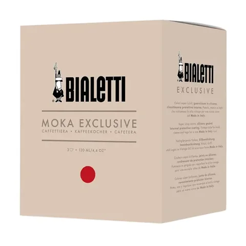 Bialetti Moka Express Exclusive Red 3 Cup