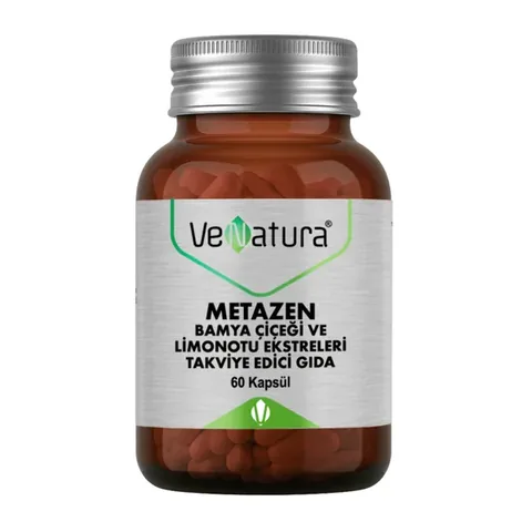 VENATURA Metazen Okra Flower and Lemongrass 60 Capsules