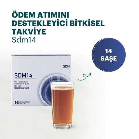 SDM Sdm14 Herbal Supplement Supporting Edema Removal 14 Sachets