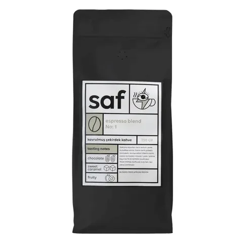 SAF Gerösteter Ganzer Bohnenkaffee Espresso Blend Nr. 1 250g