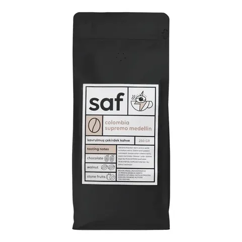 SAF Gerösteter Ganzer Bohnenkaffee Kolumbien 250g