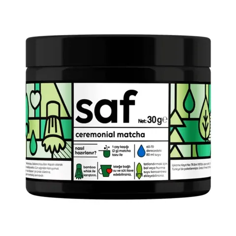 SAF Ceremonial Grade Matcha 30g