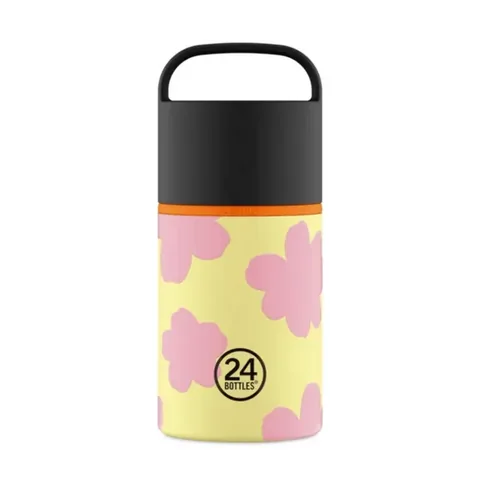 24BOTTLES Spin Bottle Daydreaming Yellow Stainless Steel Thermos 480ml