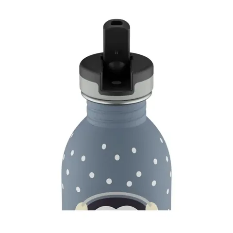 24BOTTLES Kids Bottle Happy Penguin Stainless Steel Children's Water Bottle 250ml