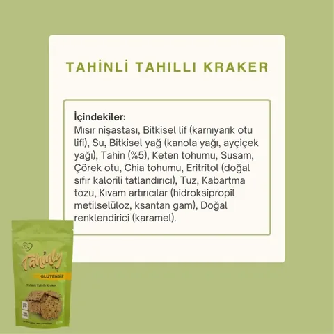 TAHİNLY Tahini Cereal Cracker 50g
