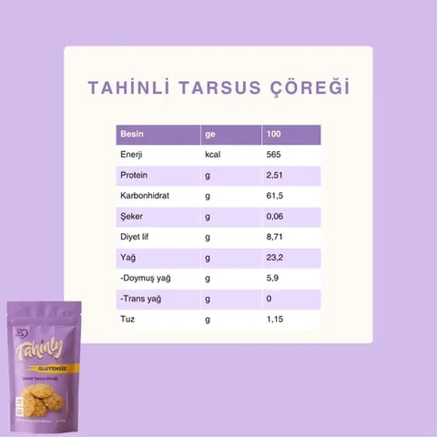 TAHİNLY Tahini Tarsus Bun 50g