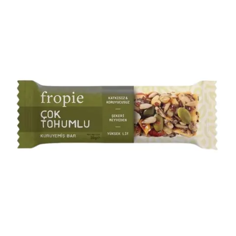 Fropie قضيب بذور ومكسرات متعددة 30 جرام