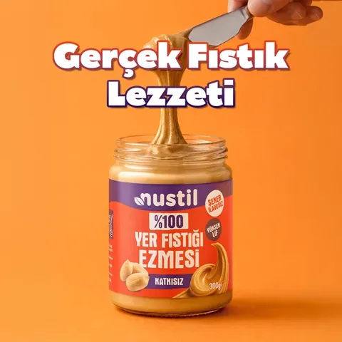 NUSTİL 100% Peanut Butter 300g