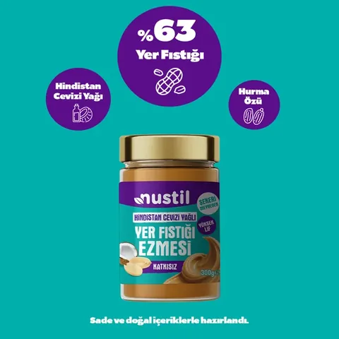 NUSTIL Coconut Oil Peanut Butter 300g