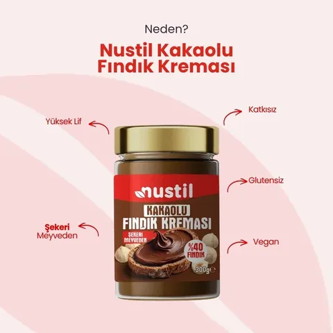 NUSTIL Cocoa Hazelnut Cream 300g