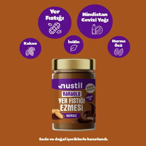 NUSTİL Cocoa Peanut Butter 300g