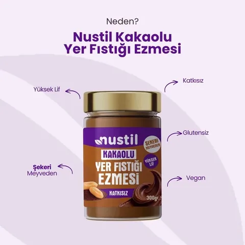 NUSTİL Cocoa Peanut Butter 300g
