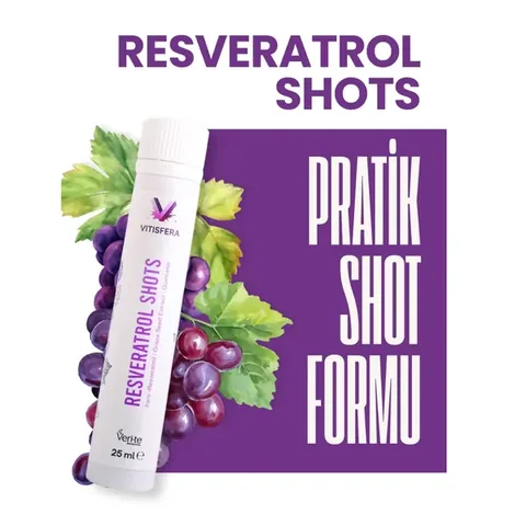 VİTİSFERA Resveratrol Shot Forest Fruits Flavored 25ml x 20 pcs