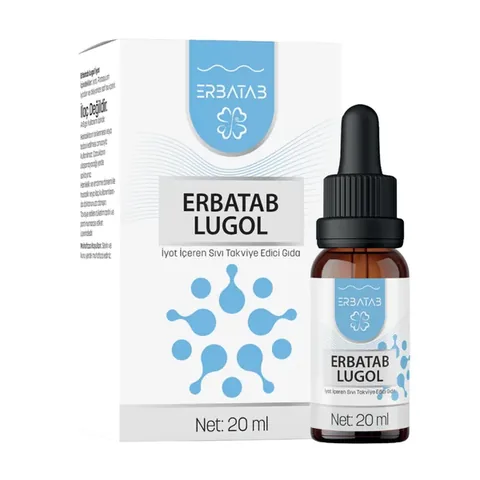 Йод ERBATAB Lugol 2% 20ml