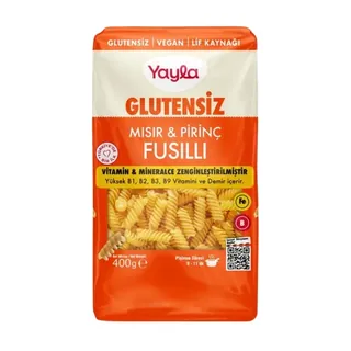YAYLA Gluten-Free Corn and Rice Fusilli Pasta 400g