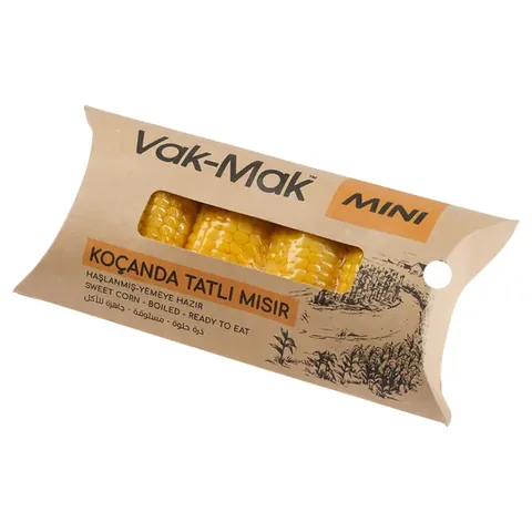 VAK-MAK Mini Cob Corn Boiled Ready to Eat 240g