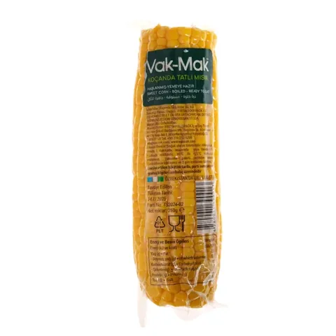 Vak-Mak ذرة على الكوز مسلوقة جاهزة للأكل 250g