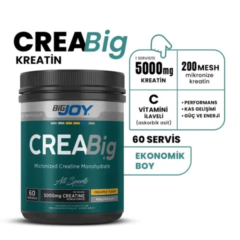 BİGJOY Creabig Powder Pineapple Flavored 420g