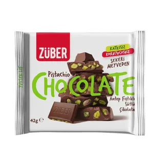 Zuber Chocolat au Lait Pistache ZÜBER 42g