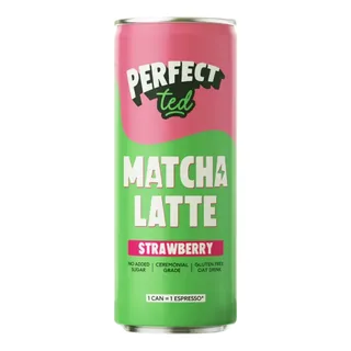 PERFECTTED Клубничный овсяный матча латте 250мл