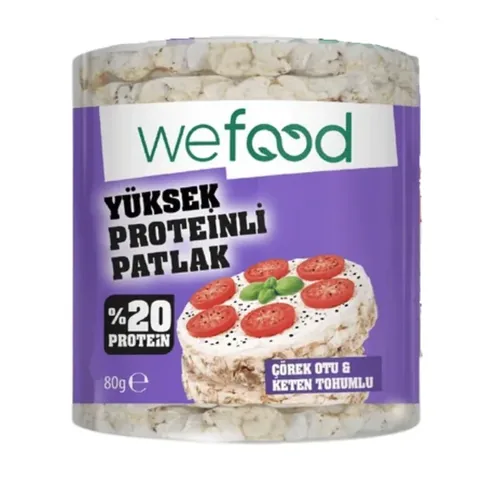 WEFOOD Black Seed Protein Puffs 80g