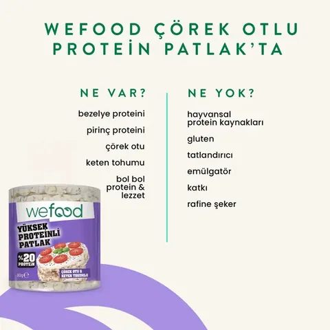 WEFOOD Black Seed Protein Puffs 80g