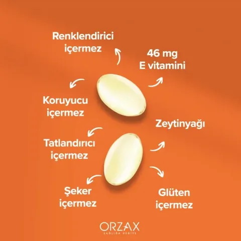 ORZAX Ocean E Vitamin 30 Capsules