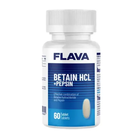 Капсулы ProteinOcean Betaine Hcl + Pepsin 60