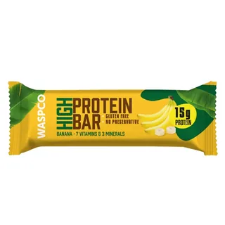 WASPCO Banana High Protein Bar 50g