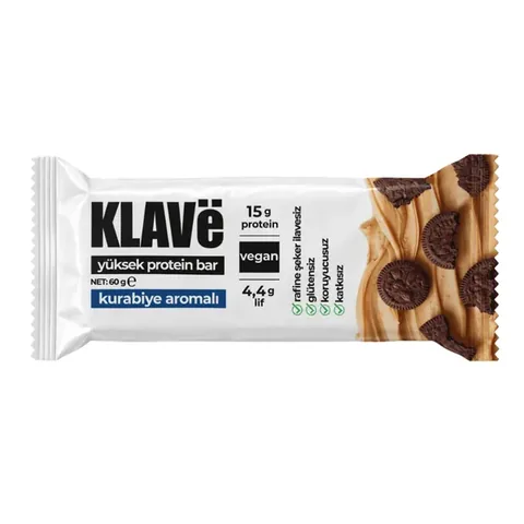 KLAVE Cookie Flavored Protein Bar 60g