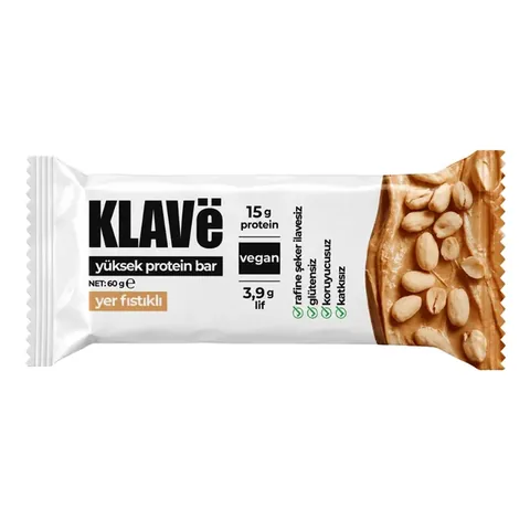 KLAVE Peanut Protein Bar 60g