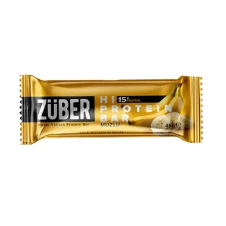 Zuber Протеиновый батончик ZÜBER Banana Hi Protein 45г
